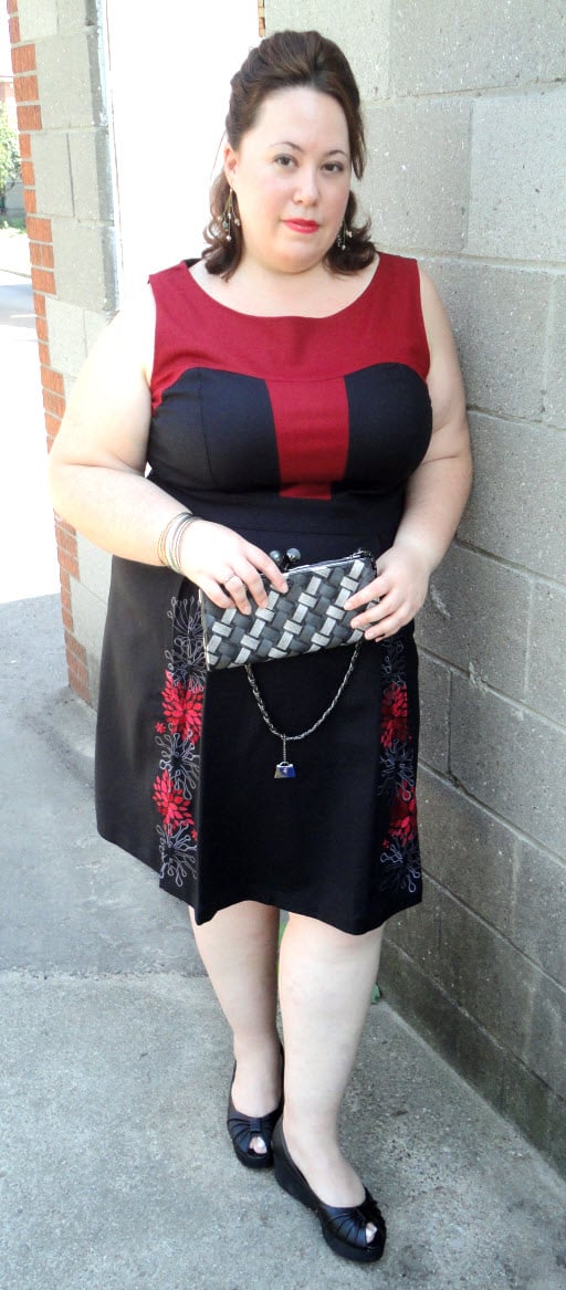 Aeryn Lynne in a Fall 2012 eShakti dress