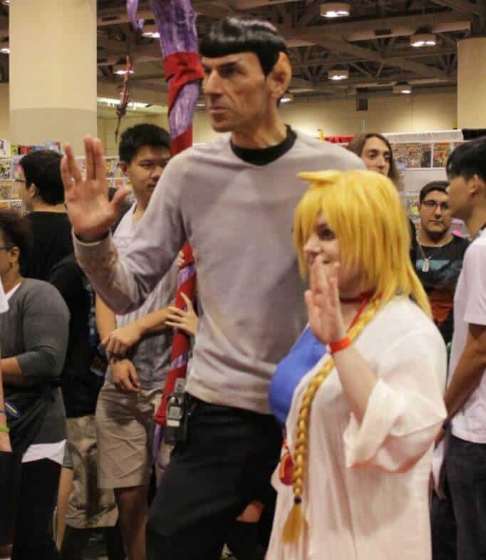 The coolest (and tallest!)  Spock around.