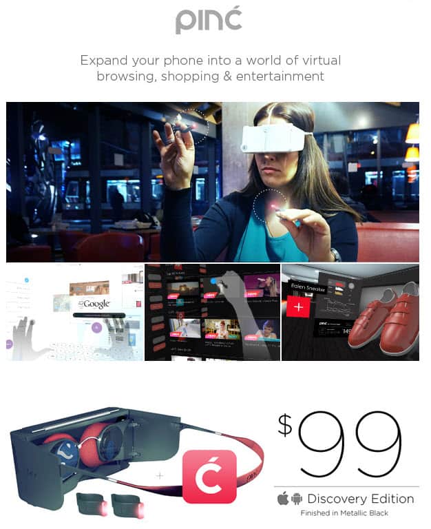 Pinć VR - The Smartphone case of the future