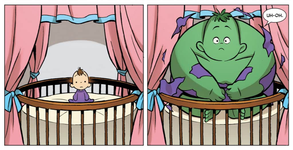 A vs X Babies Hulk