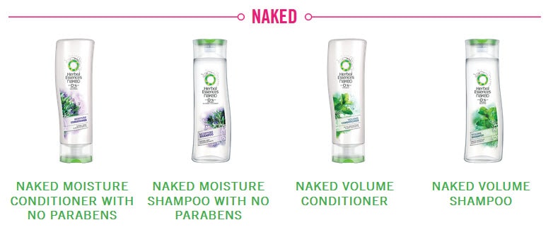 Herbal Essences Naked Shampoo and Conditioner