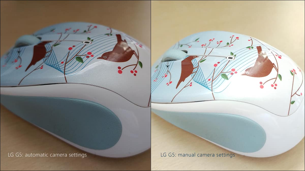 LG G5 Manual vs Automatic Camera Settings