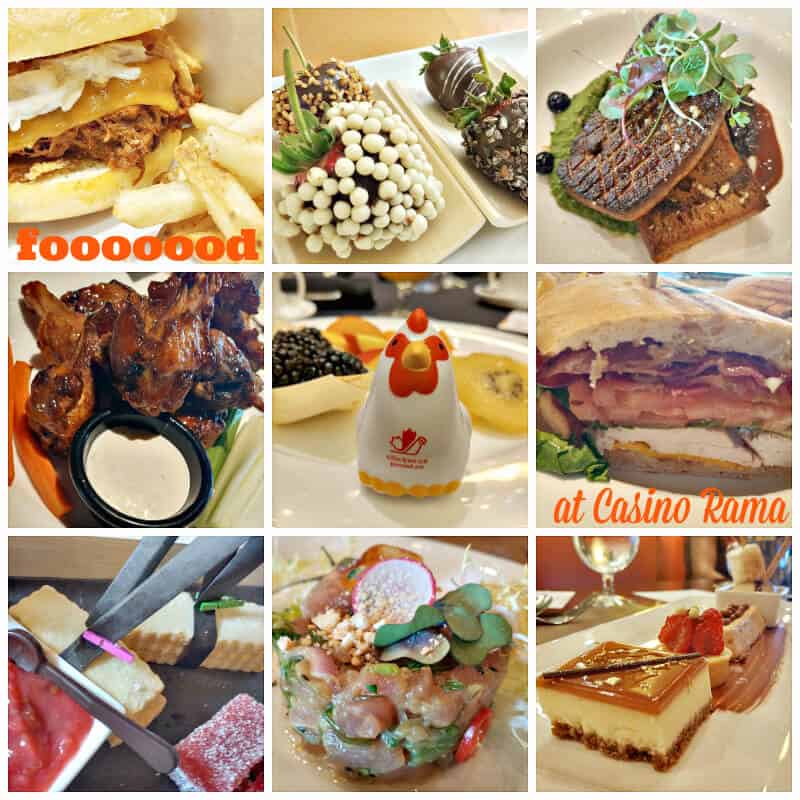 So much yummy food at Casino Rama. If you're a foodie, there are numerous delish plates to go try at all 8 restaurants.