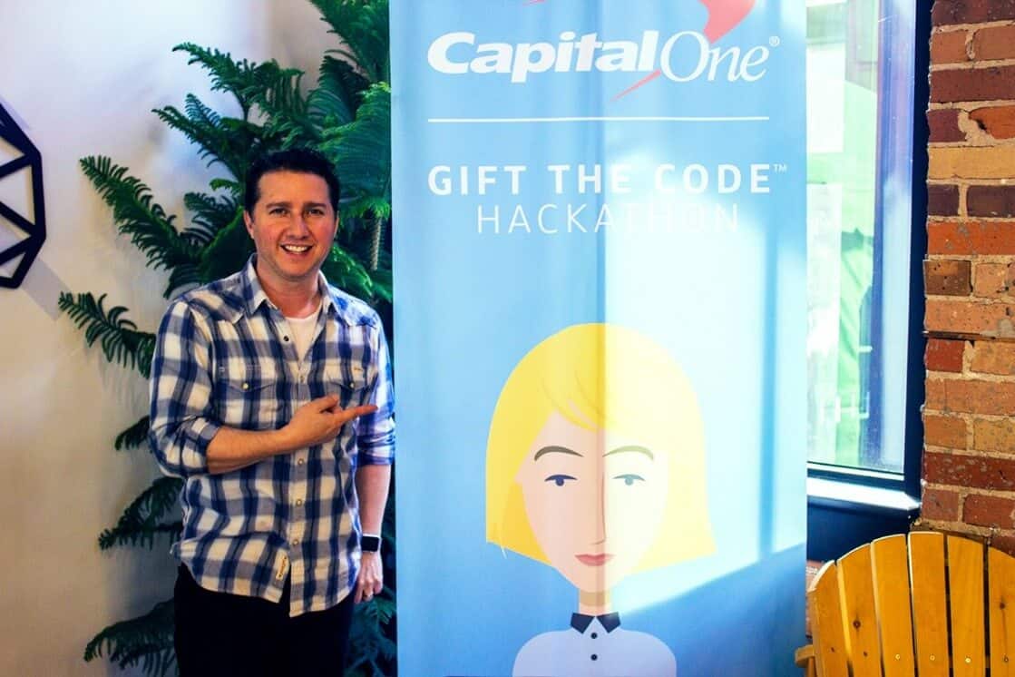 GiftTheCode - Mark Saltzman encouraging hackers to make a difference.