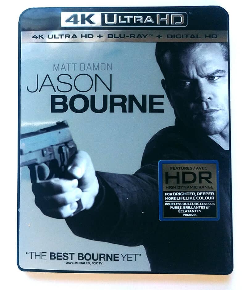 Jason Bourne 4K Ultra HD Blu Ray DVD